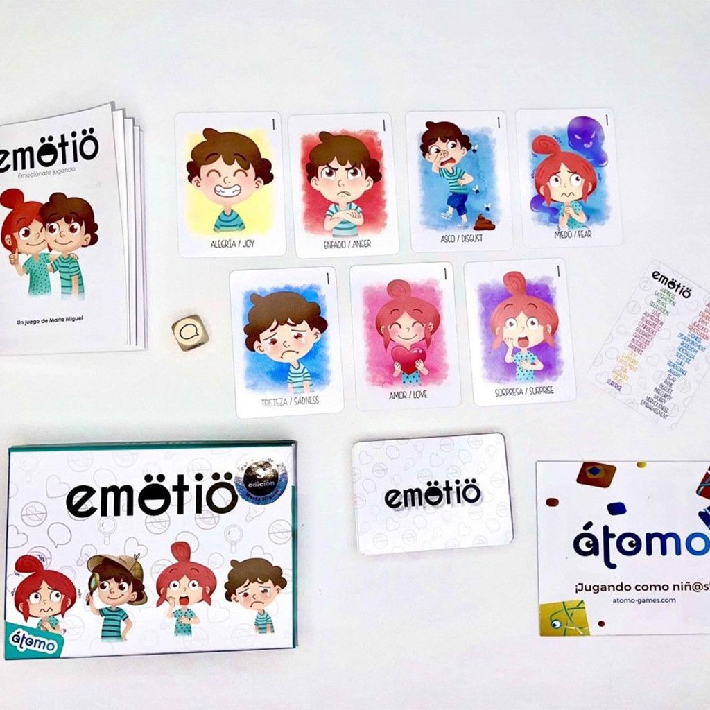 Emötiö - Juego de cartas sobre las emociones ÁTOMO GAMES