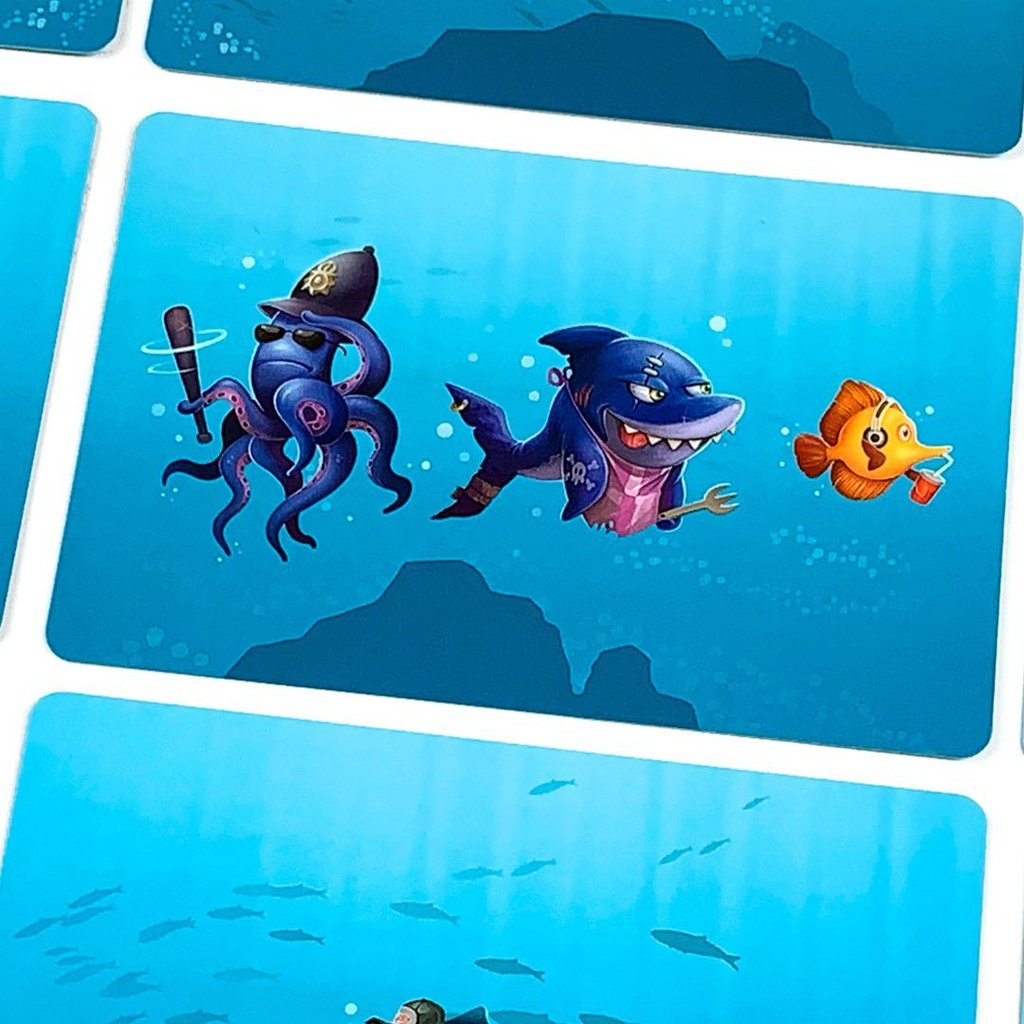 Hungry Shark - Juego de cartas ÁTOMO GAMES