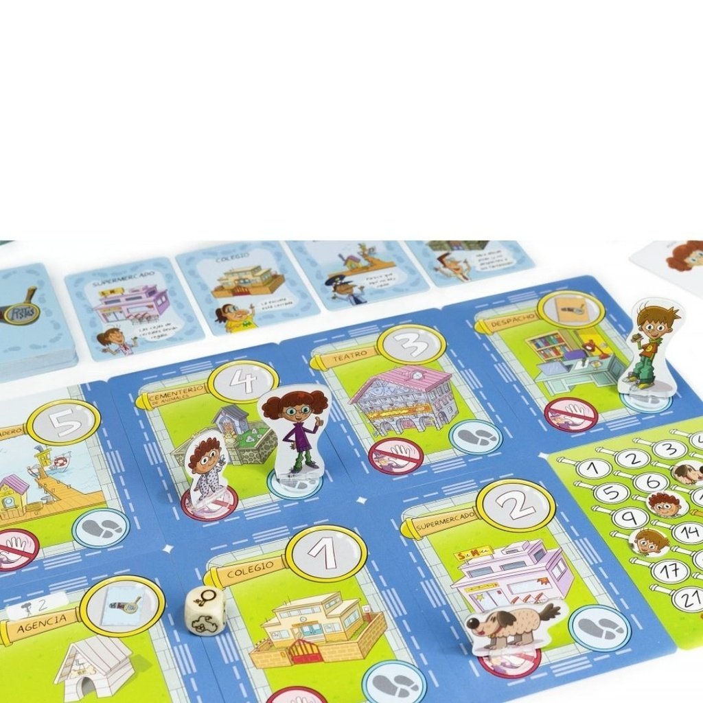 Los Buscapistas - Juego de detectives ATOMO GAMES