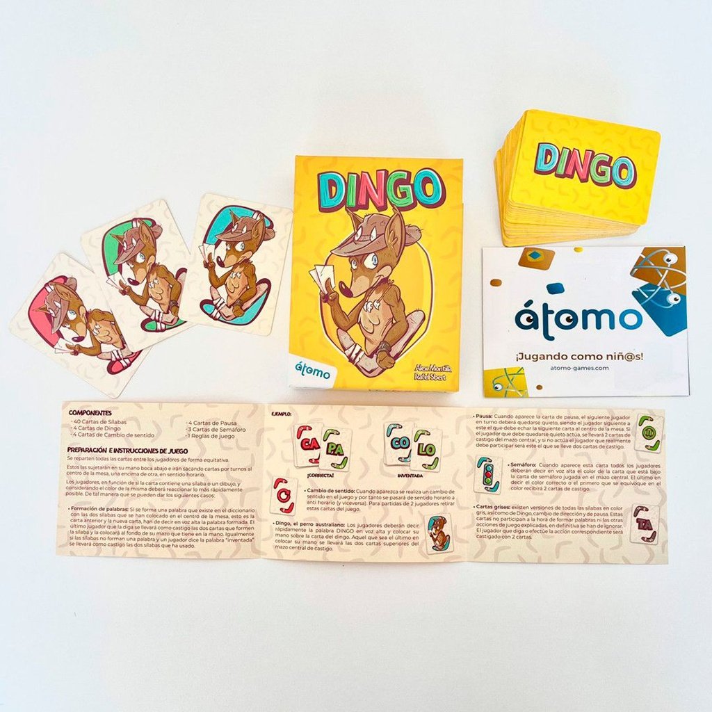 Dingo - Juego de cartas ÁTOMO GAMES