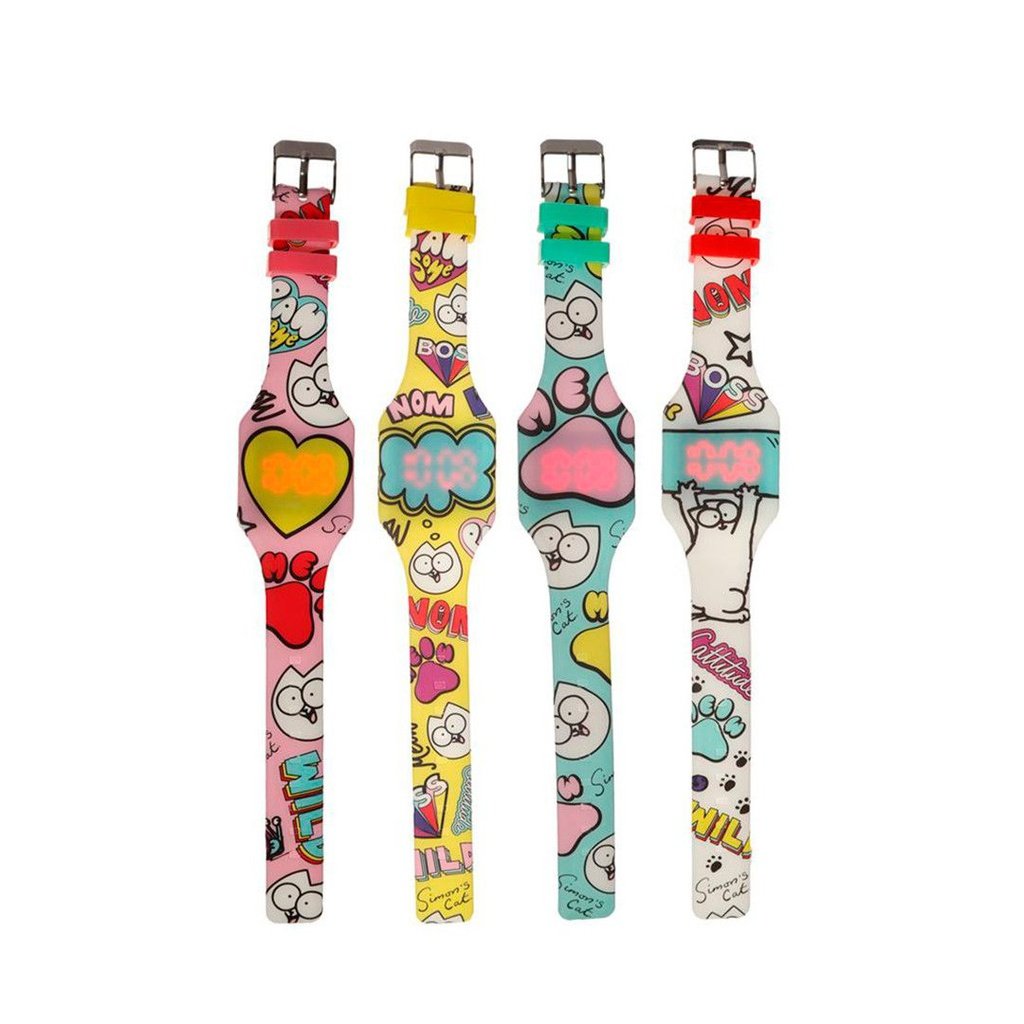 Reloj LED Gato Simon's Cat