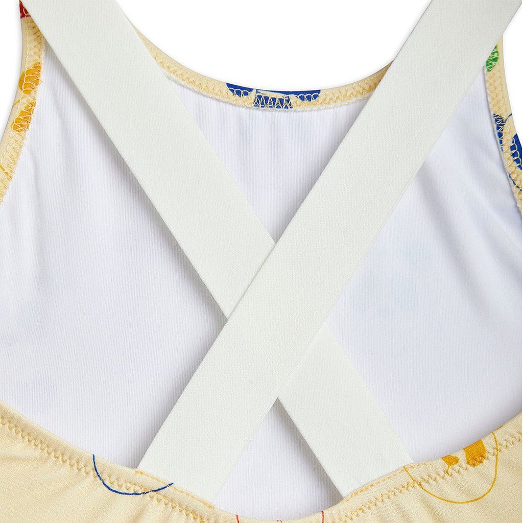 Bañador niña Panda Beige MINI RODINI