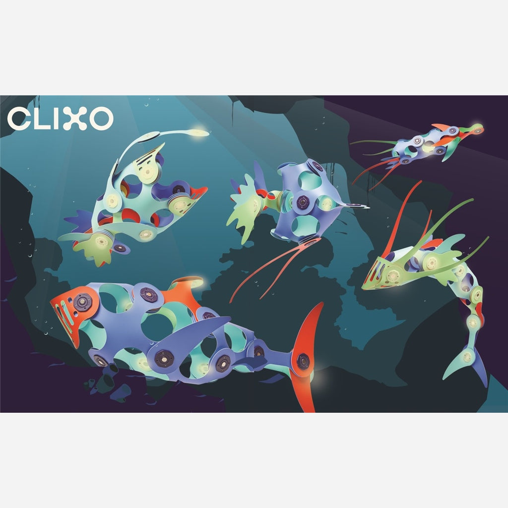 Ocean Creatures Pack - 24 Piezas CLIXO