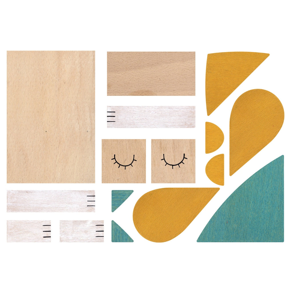 The Fox & the Mouse Juego de composición de madera LONDJI