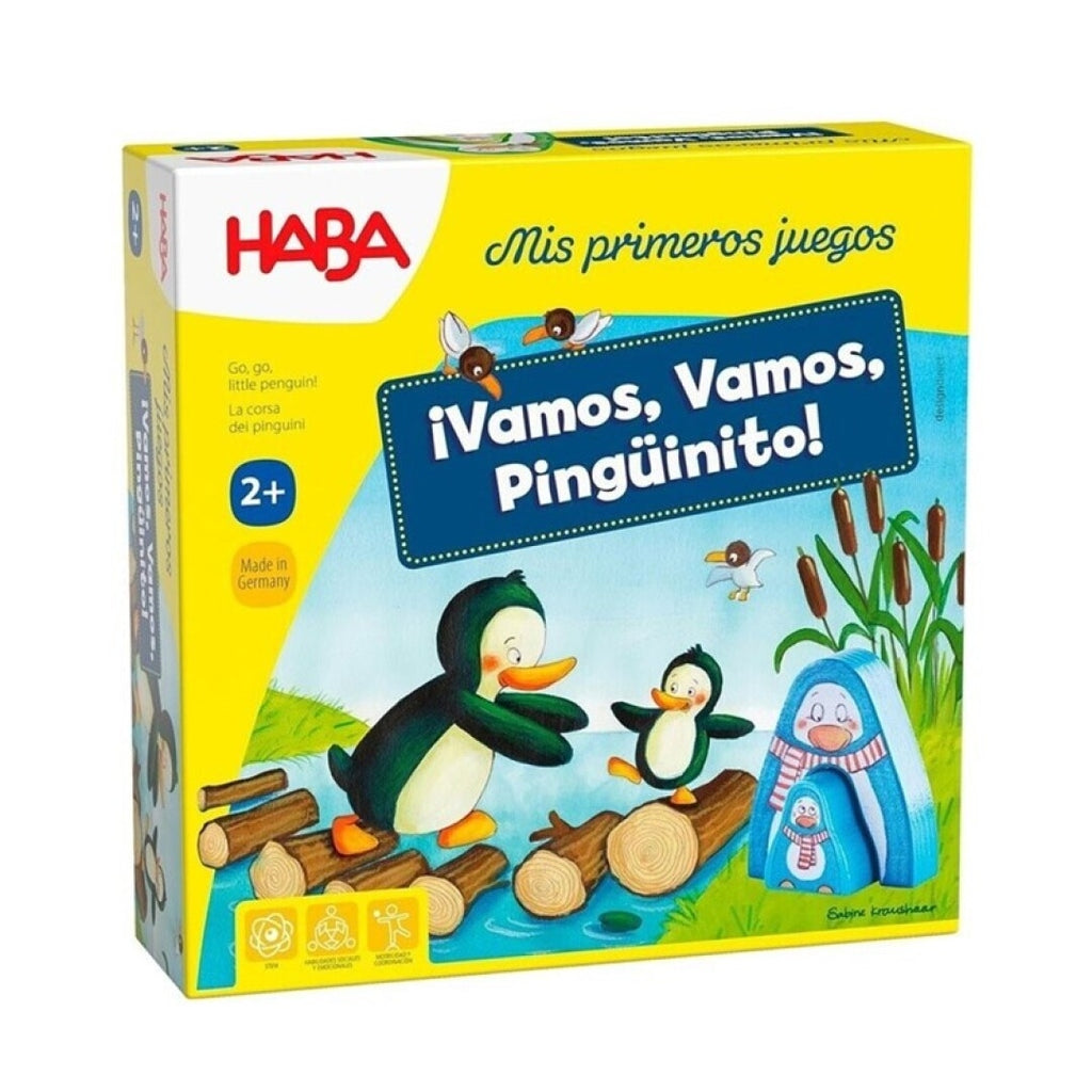 ¡Vamos, vamos, pingüinito! - Juego de motricidad 2+ años