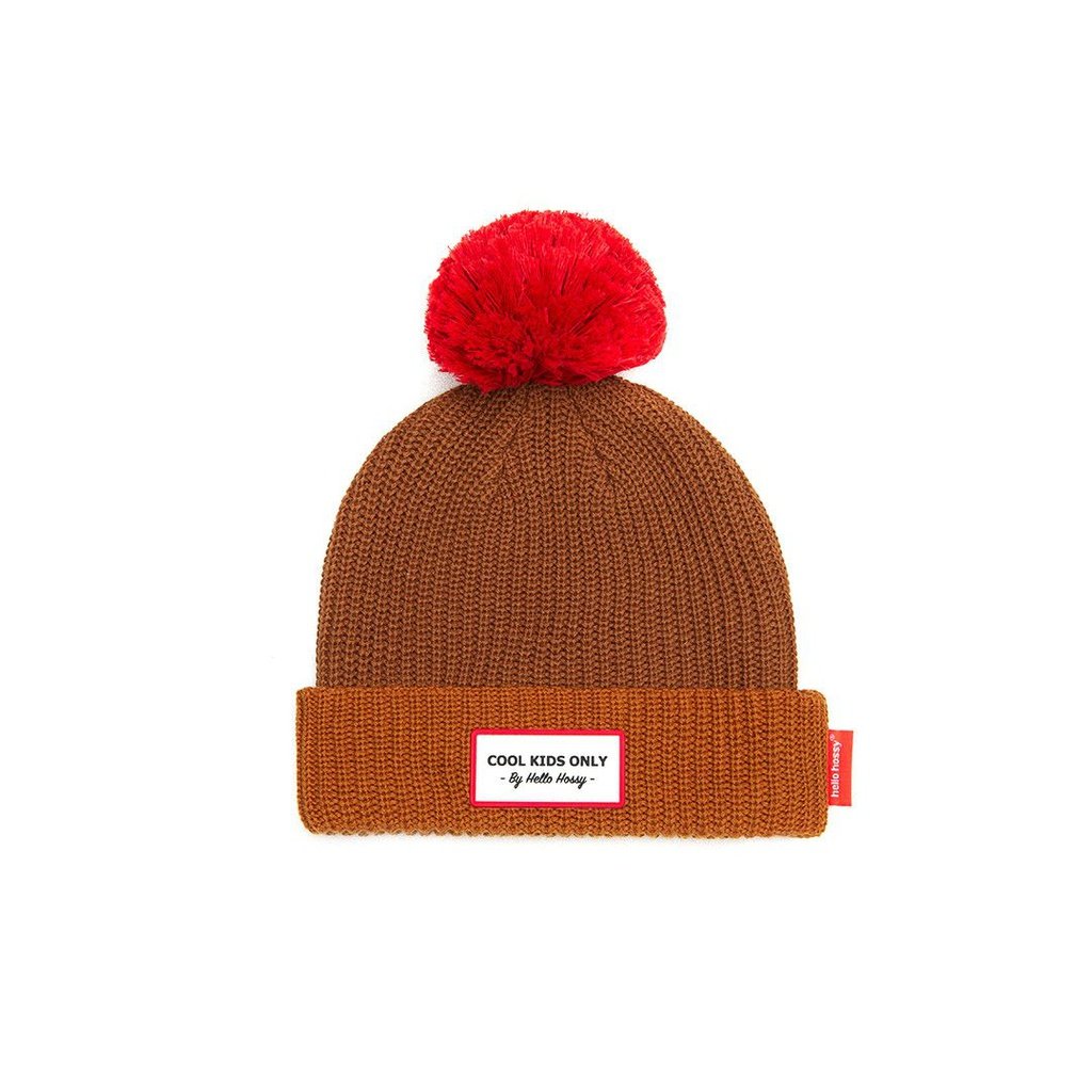 Gorros pompón brownie HELLO HOSSY