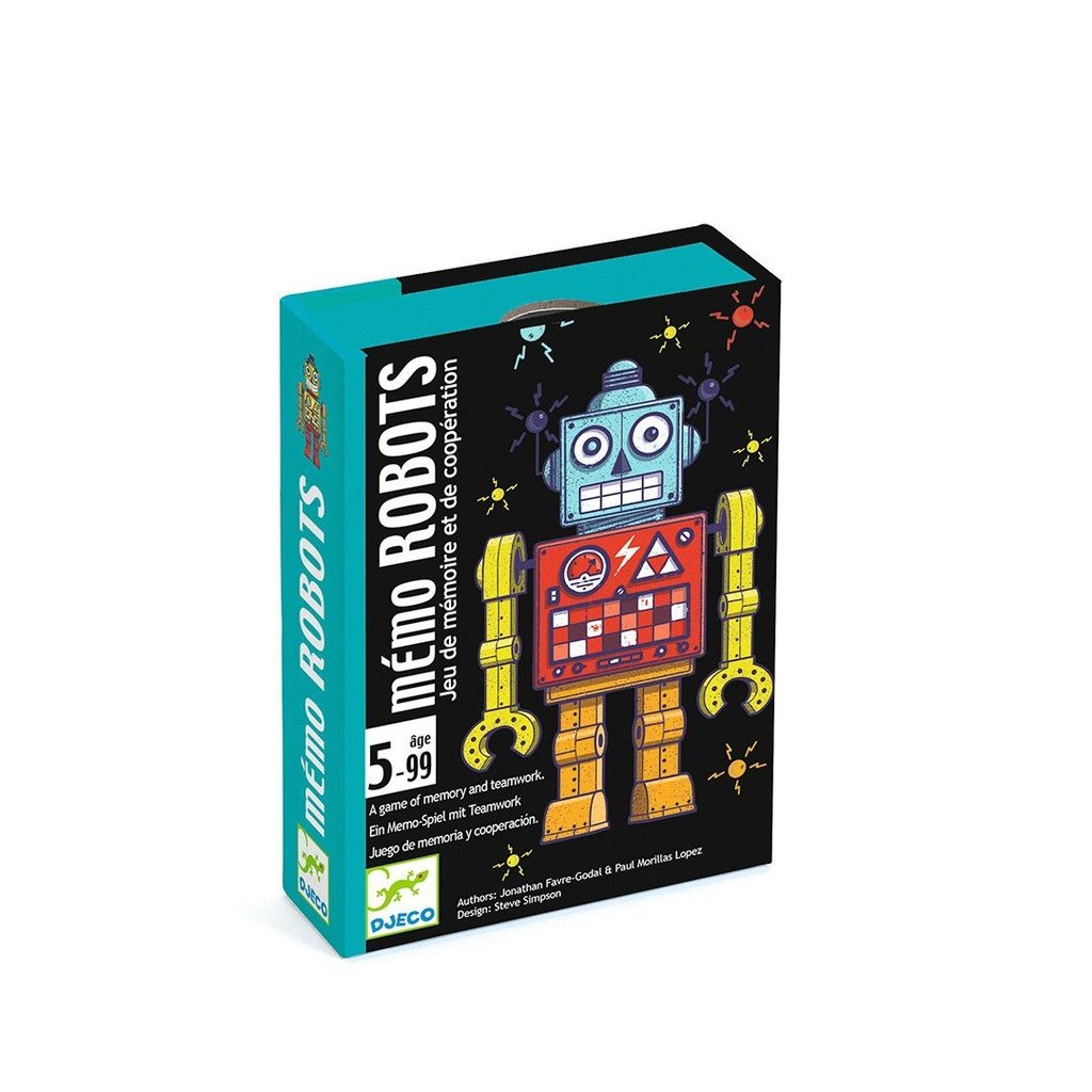 Memo Robots - Juego de memoria y cooperación DJECO