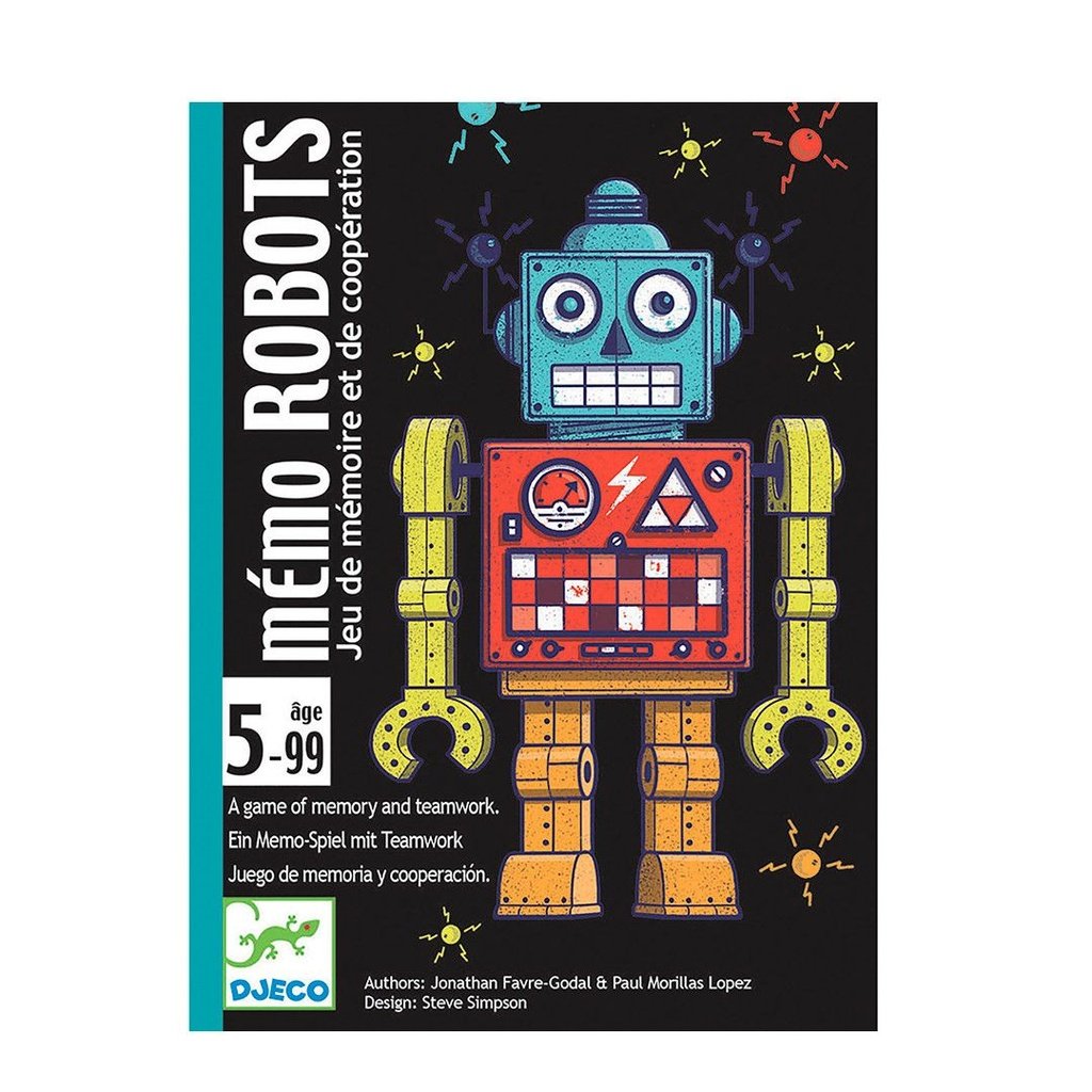 Memo Robots - Juego de memoria y cooperación DJECO
