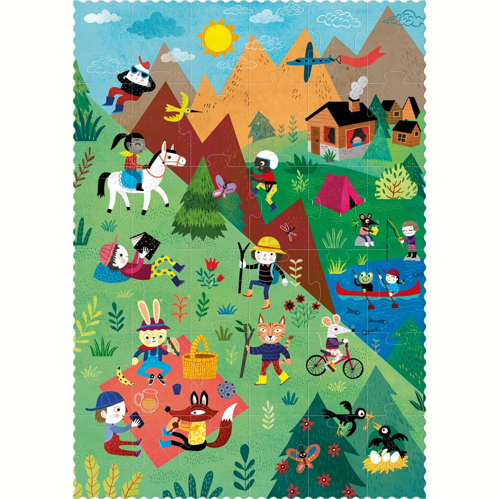 Puzzle reversible Let's go to the Mountain LONDJI