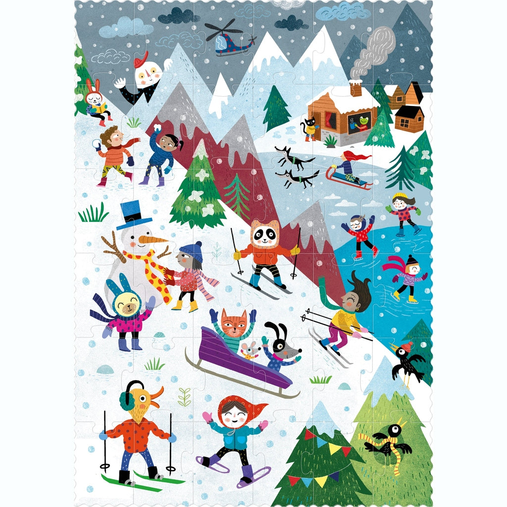 Puzzle reversible Let's go to the Mountain LONDJI