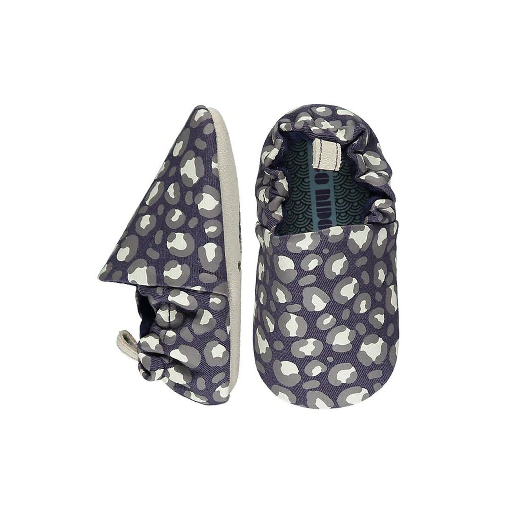 Zapatos bebé Leopard Navy POCO NIDO