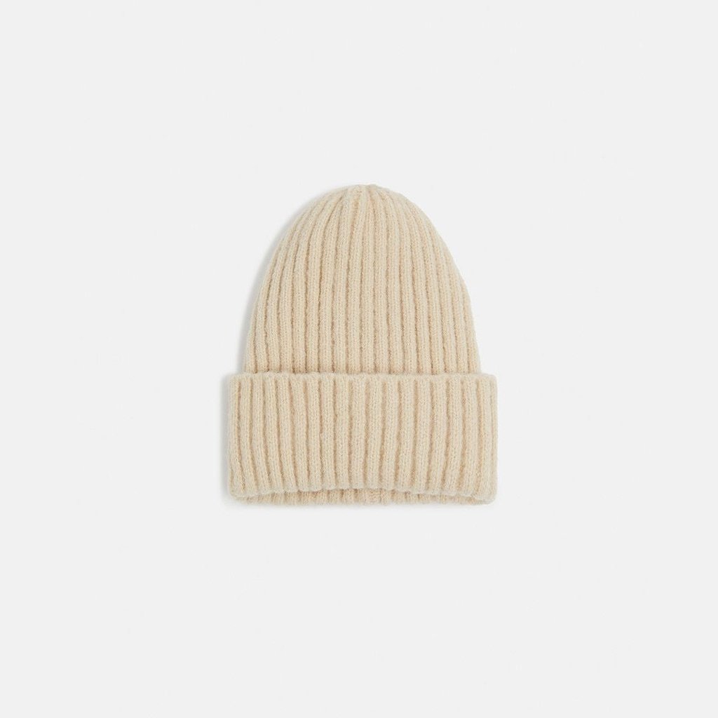 Gorro de punto grueso blanco COMPAÑÍA FANTÁSTICA