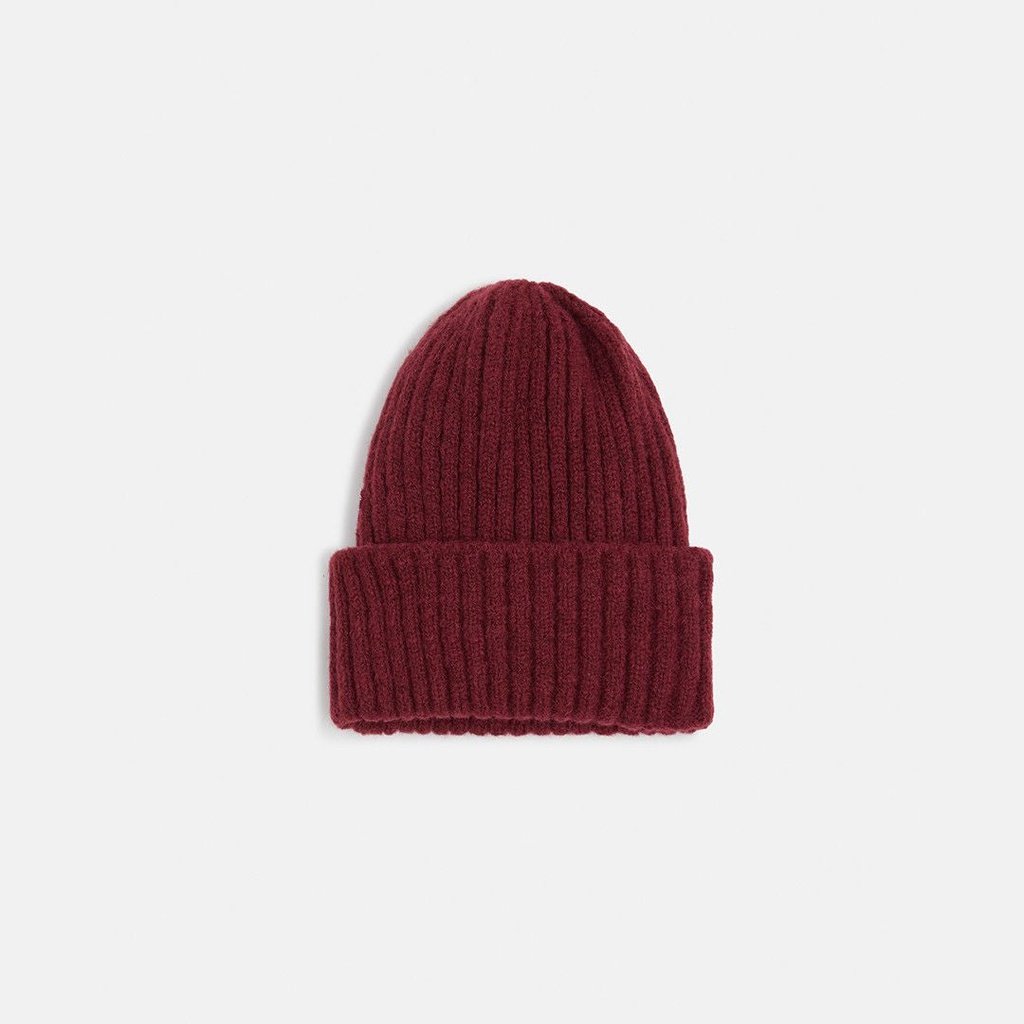 Gorro de punto grueso burdeos COMPAÑÍA FANTÁSTICA