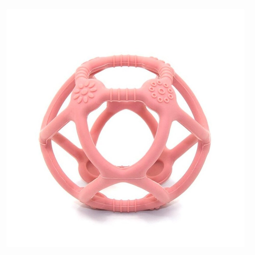 Pelota mordedor tierra de silicona 9,50cm MIWIS