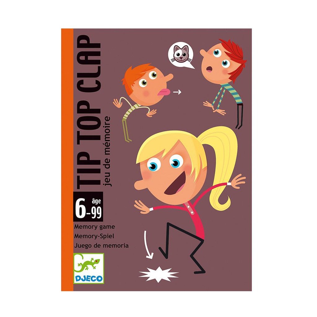 Tip Top Clap - Juego de cartas de memoria DJECO