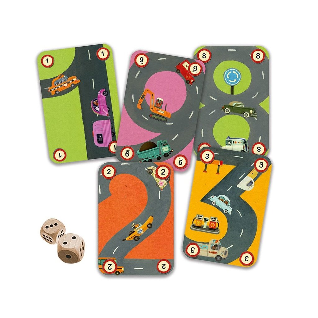 Rallye - Juego de cálculo y estrategia DJECO