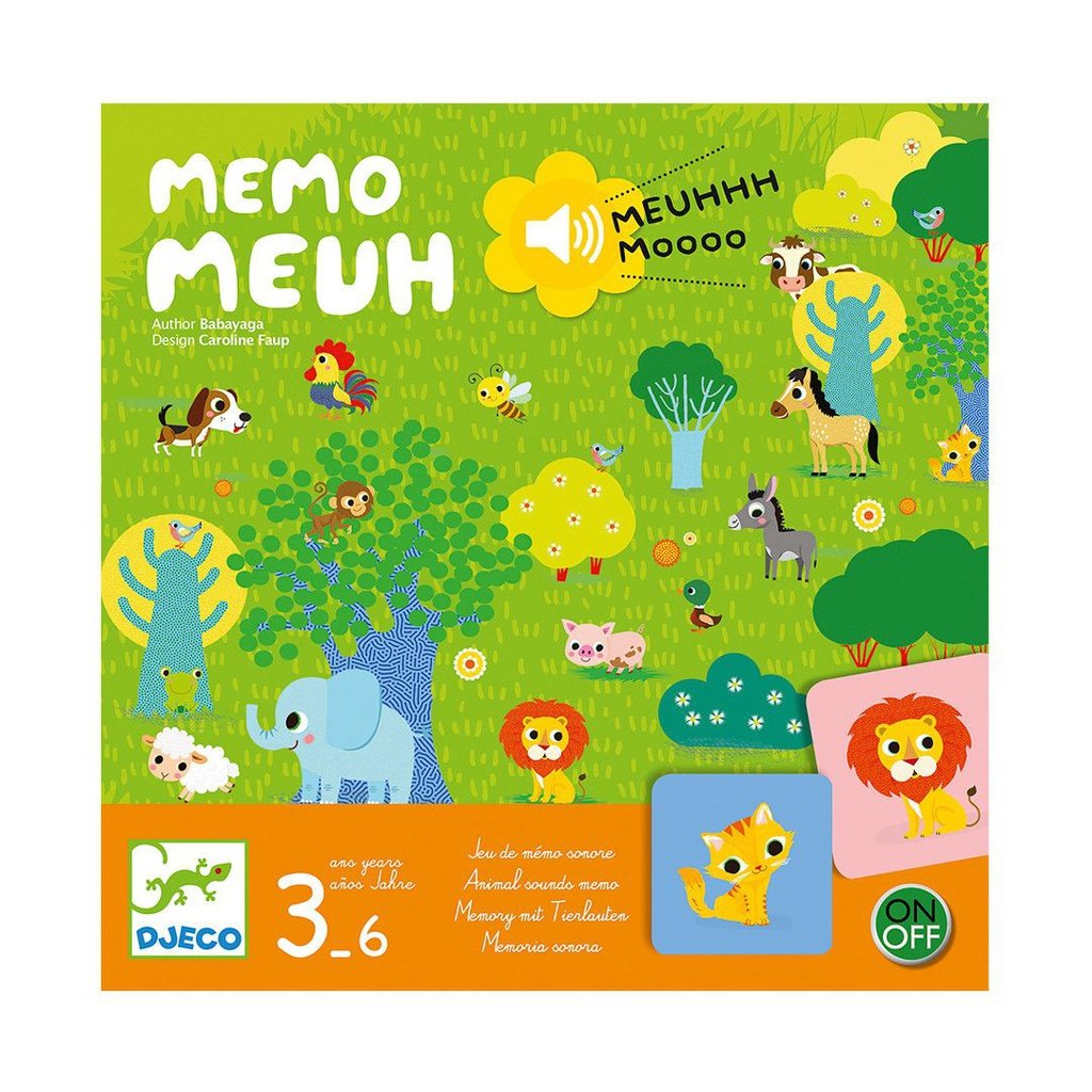 Memo Meuh - Juego de memoria sonora DJECO