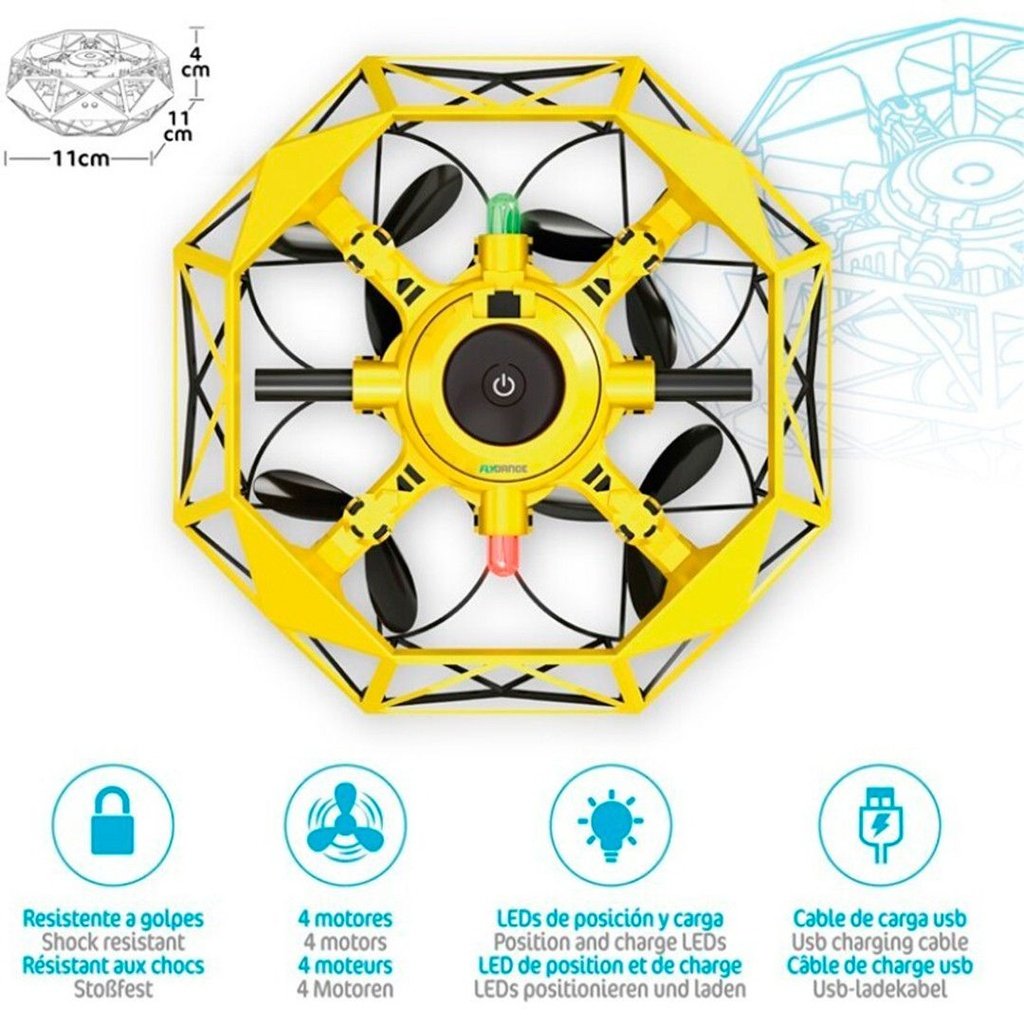 Dron volador FlyDance Naranja