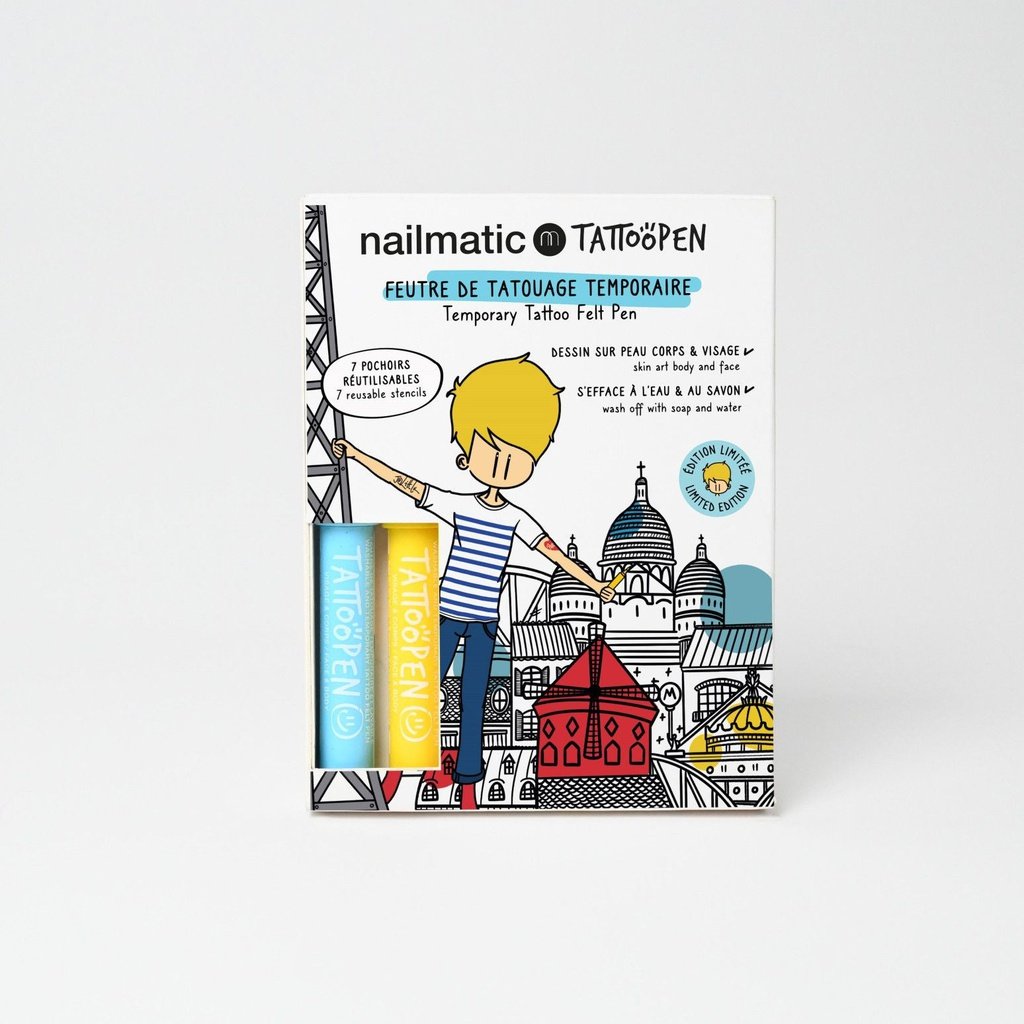 Set rotuladores Tattoopen Paris par Jo Little NAILMATIC
