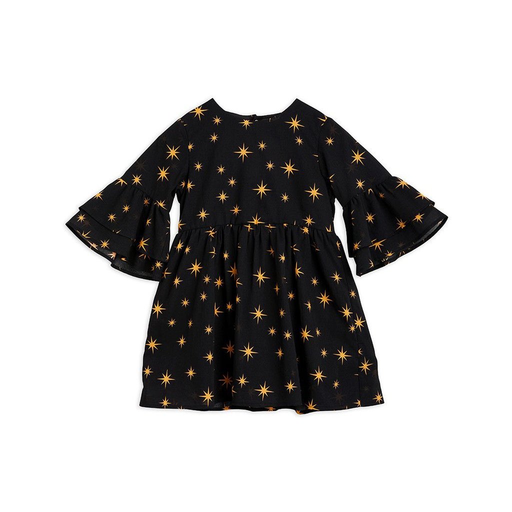 Vestido Stars negro MINI RODINI