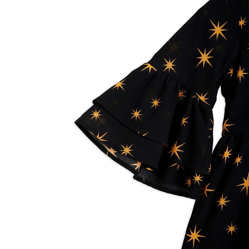 Vestido Stars negro MINI RODINI