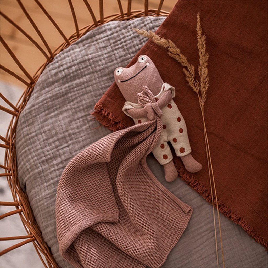 Doudou Rana rosa AVA & YVES