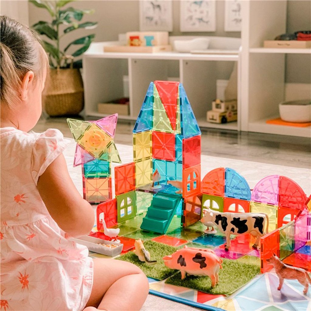 Magna-Tiles Metrópolis 110 piezas - Juego de construcción magnético