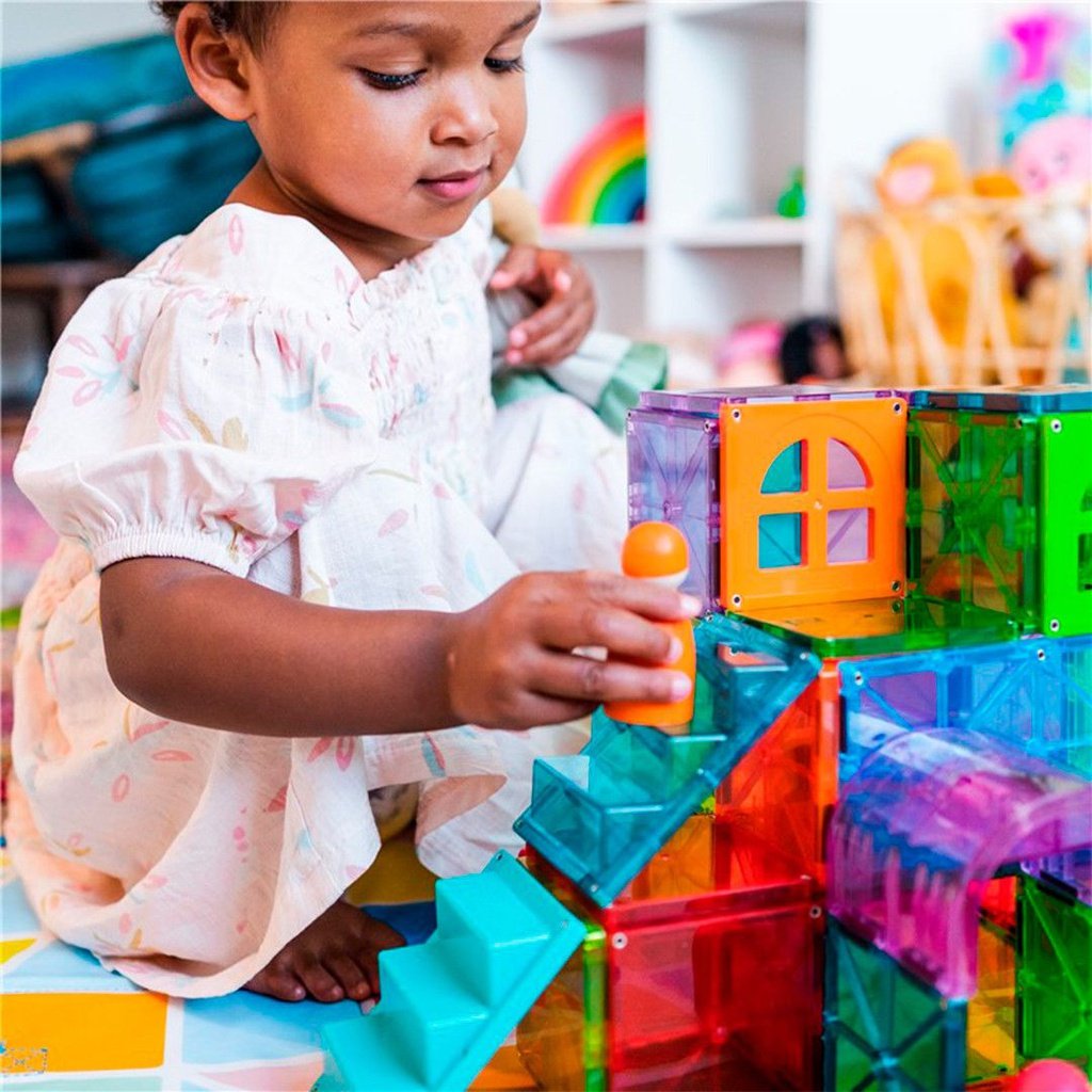 Magna-Tiles Metrópolis 110 piezas - Juego de construcción magnético