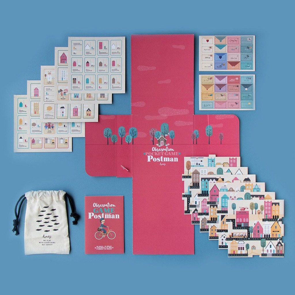 Postman Pocket Game - Juego de observación y rapidez LONDJI