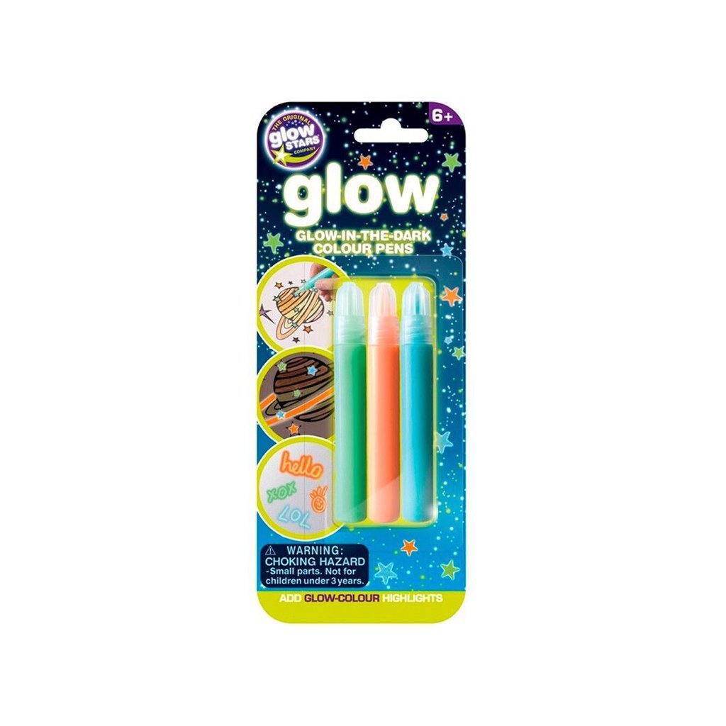 Rotuladores Color Brilla en la Oscuridad THE ORIGINAL GLOW STARS