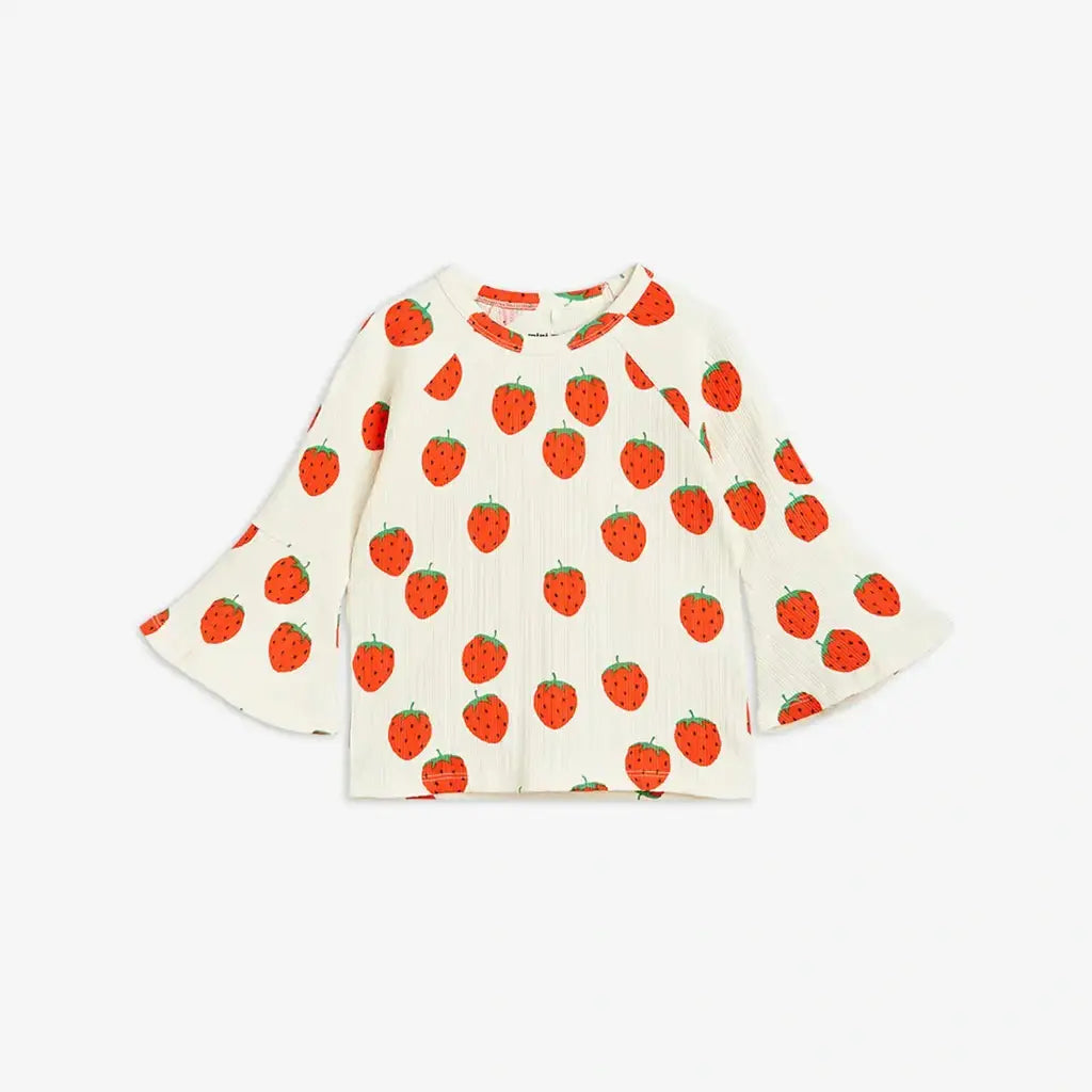 Camiseta Strawberries volantes MINI RODINI
