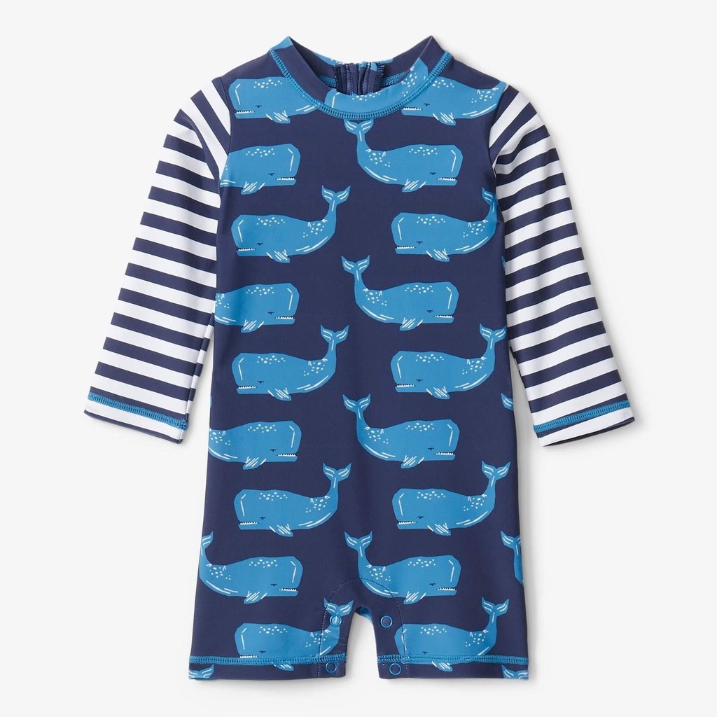 Bañador pelele niño Block Whales HATLEY