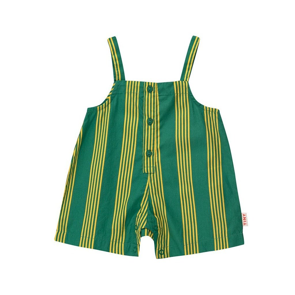 Pelele de rayas verde TINYCOTTONS