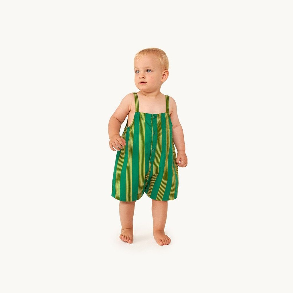 Pelele de rayas verde TINYCOTTONS