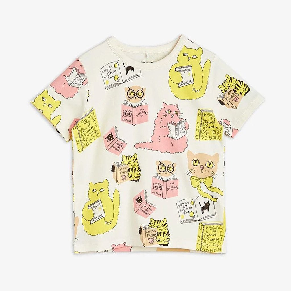 Camiseta Reading Cats MINI RODINI