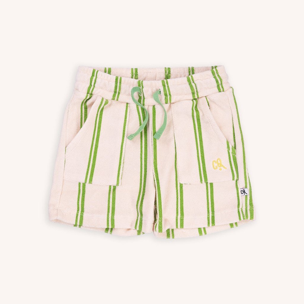 Shorts de Rayas Verdes CARLIJNQ