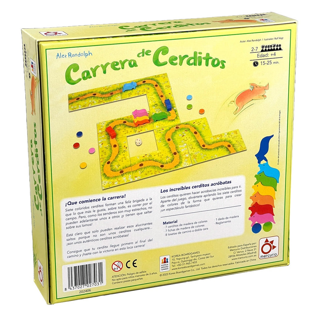 Carrera de cerditos - Juego de estrategia 4+ años