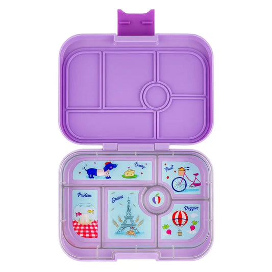 Fiambrera Yumbox Original 6C - Purple + Paris YUMBOX