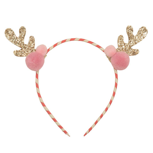 Diadema Stripy Pom Pom Reindeer ROCKAHULA