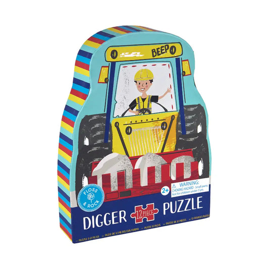 Puzzle con forma Excavadora