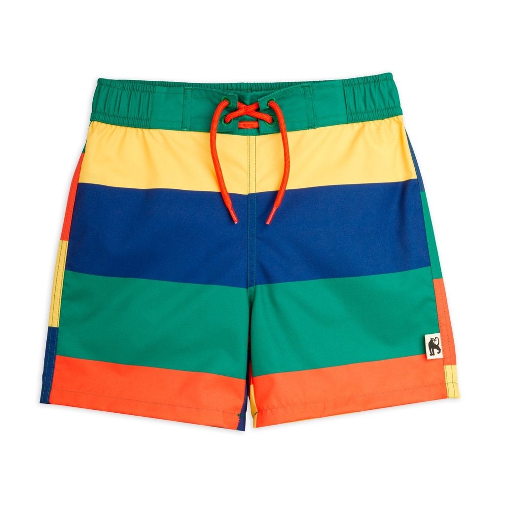 Bañador short a rayas MINI RODINI