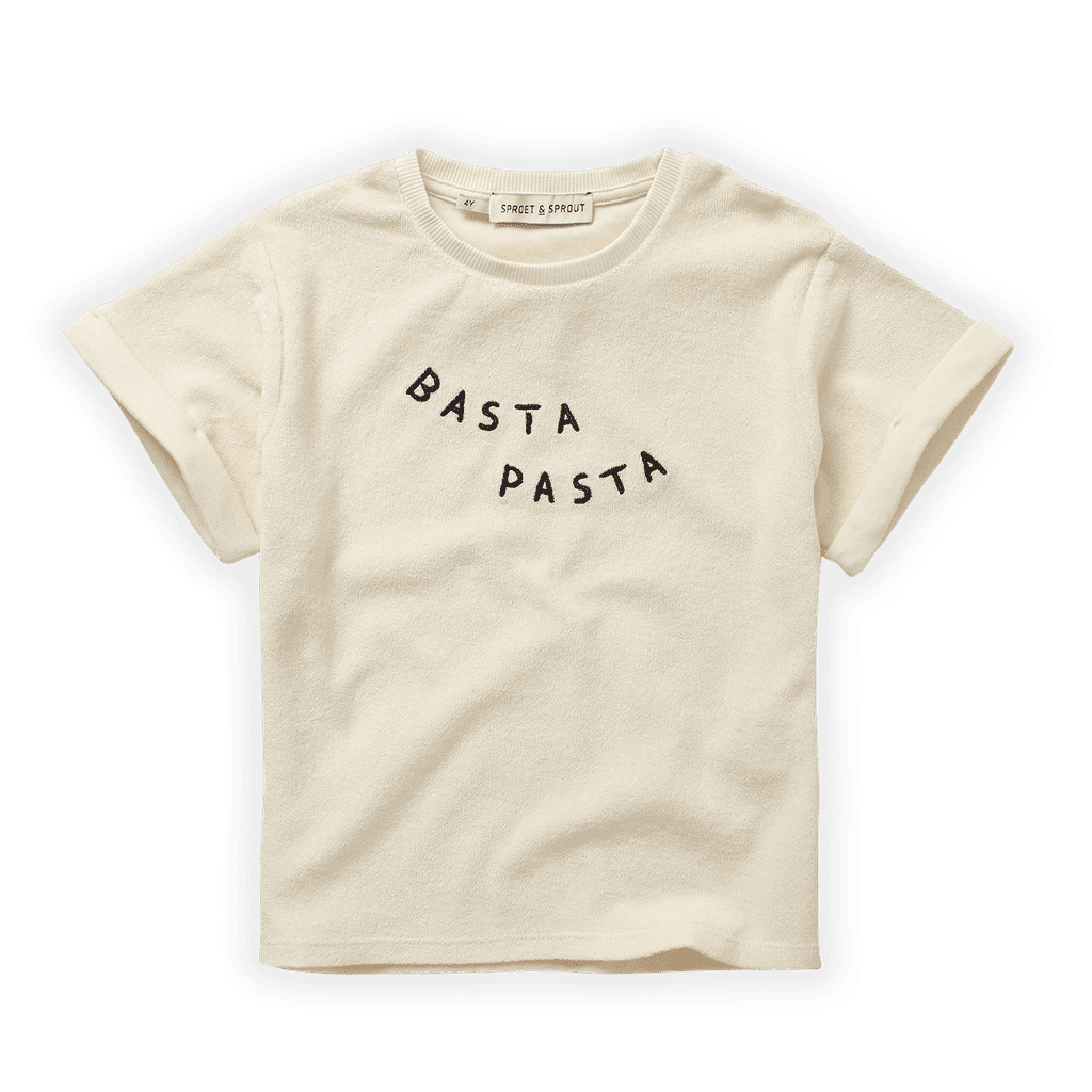 Camiseta terciopelo Basta Pasta SPROET & SPROUT