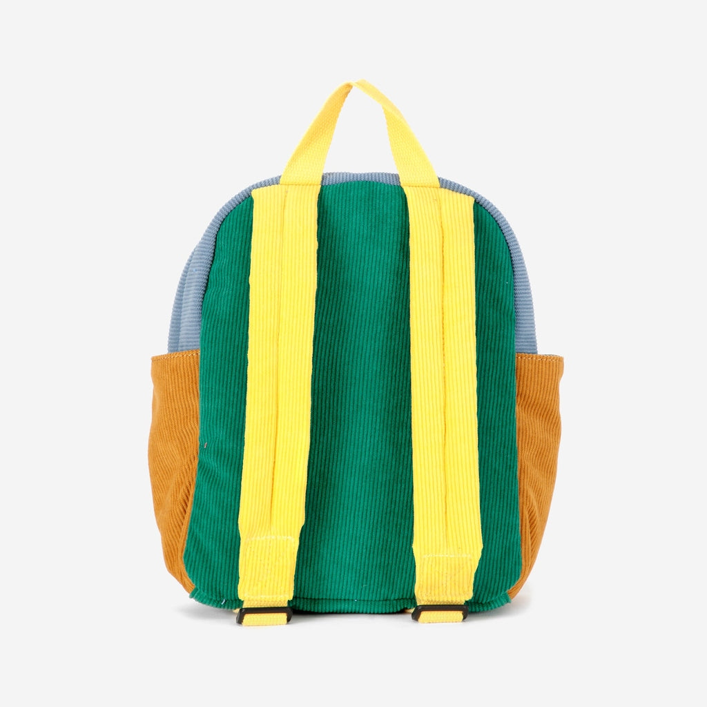 Mochila preescolar de pana Color Block BOBO CHOSES