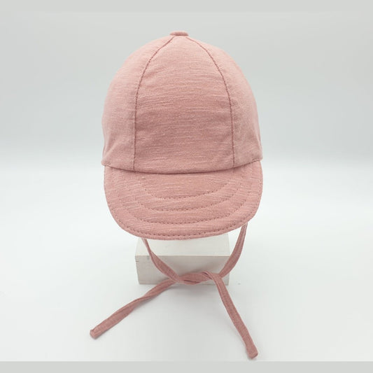 Gorra Bebé Baseball lisa de punto Rosa Viejo