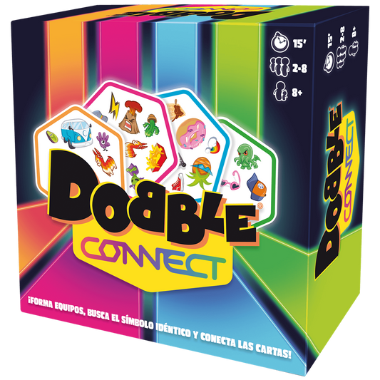 Dobble Connect Juego de cartas de rapidez