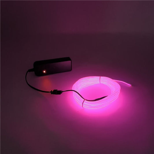 Luz de neón Pink para disfraz