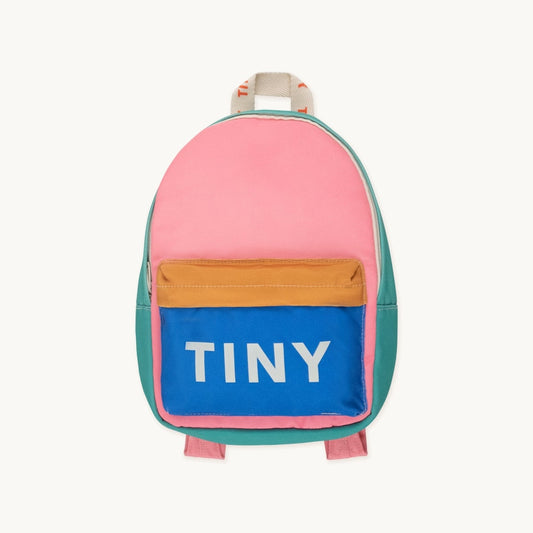 Mochila rosa preescolar Color Block TINYCOTTONS