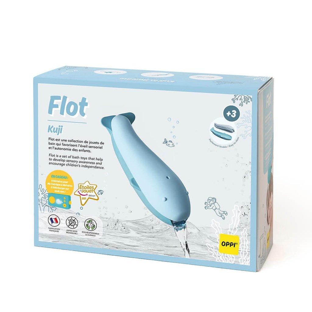 Flot ballena Kuji para el baño