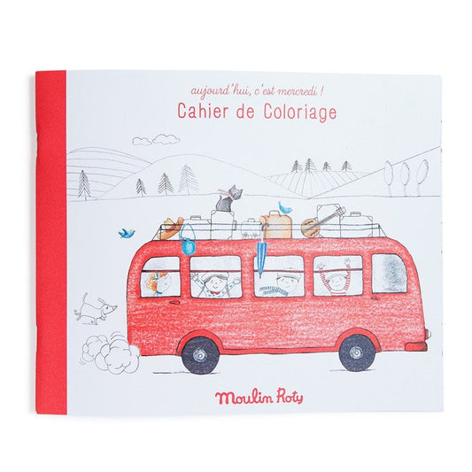 Cuaderno para colorear Mercredi MOULIN ROTY