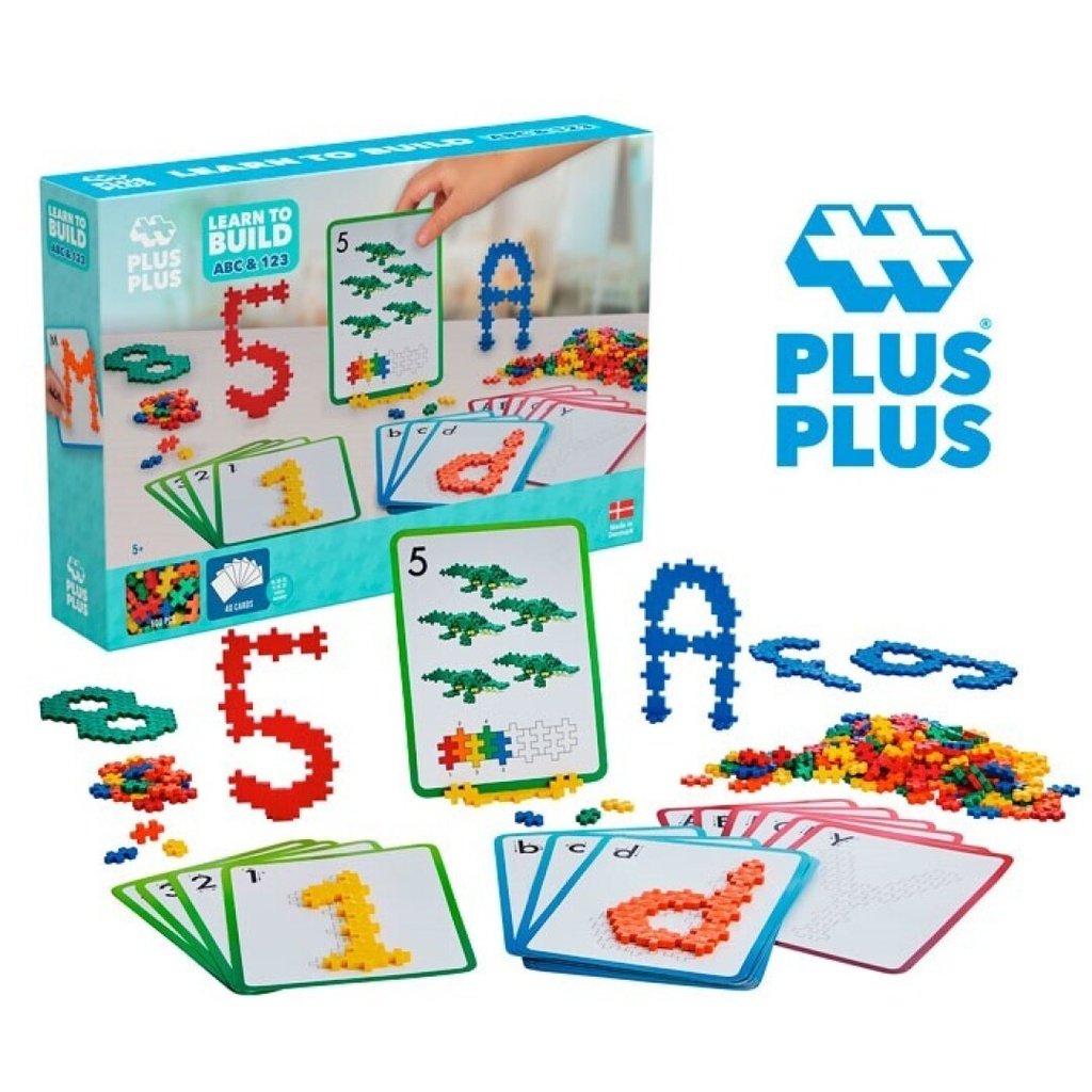 Learn to Build ABC & 123 PLUS-PLUS